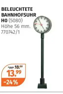 Müller Beleuchtete bahnhofsuhr Angebot