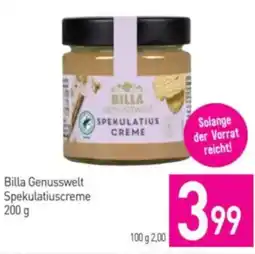 Sutterlüty Billa genusswelt spekulatiuscreme Angebot