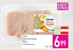 Sutterlüty Clever hendl schnitzel natur Angebot