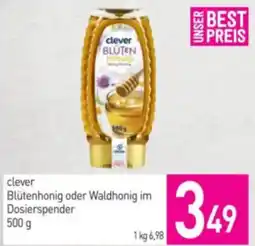 Sutterlüty clever BLÜTEN Blütenhonig oder Waldhonig im Dosierspender Angebot