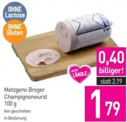 Sutterlüty Metzgerei broger champignonwurst Angebot