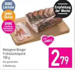Sutterlüty Metzgerei Broger Frühstücksspeck Angebot