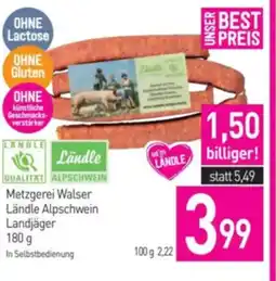 Sutterlüty Metzgerei walser ländle alpschweilandjäger Angebot