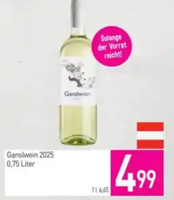 Sutterlüty Ganslwein 2025 Angebot