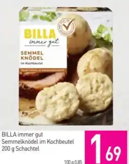 Sutterlüty Billa immer gut semmelknödel im kochbeutel Angebot