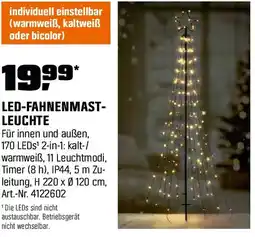 OBI Led-fahnenmast- leuchte Angebot