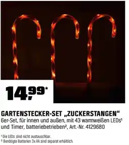 OBI Gartenstecker-set „zuckerstangen Angebot