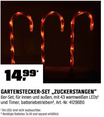 OBI Gartenstecker-set „zuckerstangen Angebot