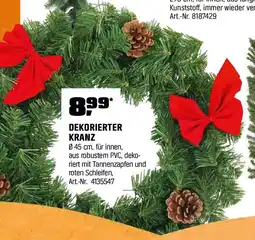 OBI Dekorierter kranz Angebot