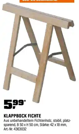 OBI Klappbock fichte Angebot