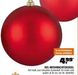 OBI Xxl-weihnachtskugel Angebot