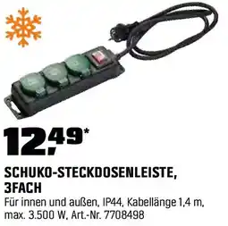OBI Schuko-steckdosenleiste, 3fach Angebot