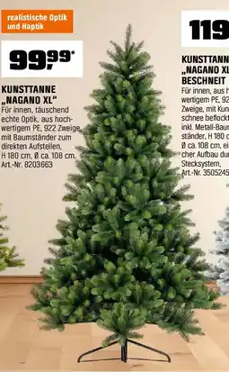 OBI Kunsttanne ,,nagano xl Angebot