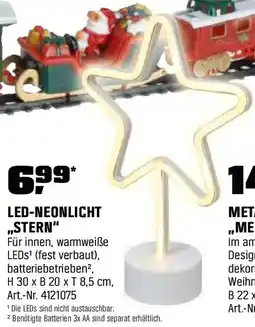 OBI Led-neonlicht ,,stern Angebot