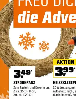 OBI Strohkranz Angebot