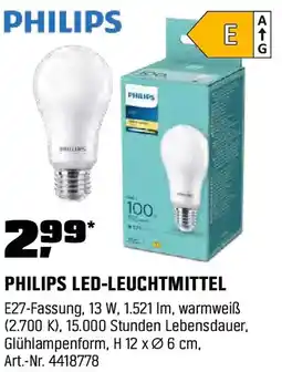 OBI Philips led-leuchtmittel Angebot