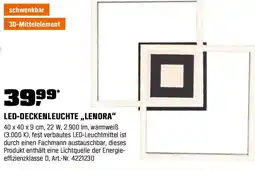 OBI LED-DECKENLEUCHTE „LENORA Angebot