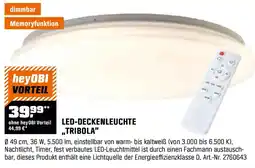 OBI Led-deckenleuchte tribola Angebot