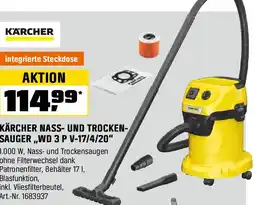 OBI Kärcher nass- und trocken- sauger,,wd 3 p v-17/4/20 Angebot