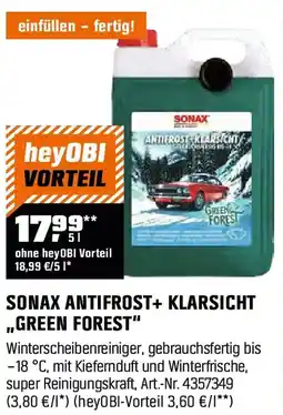 OBI Sonax antifrost+ klarsicht green forest Angebot