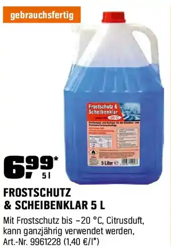 OBI Frostschutz & Scheibenklar Angebot