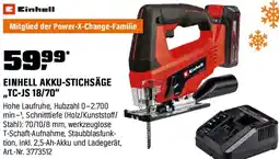 OBI Einhell akku-stichsäge ,,tc-js 18/70 Angebot