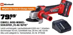 OBI Einhell akku-winkel- schleifer,,tc-ag 18/115 Angebot