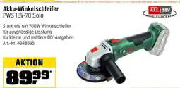 OBI Akku-Winkelschleifer Angebot