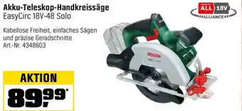OBI Akku-Teleskop-Handkreissäge Angebot