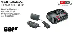 OBI 18V-Akku-Starter-Set Angebot