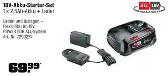 OBI 18V-Akku-Starter-Set Angebot