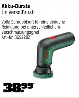 OBI Akku-Bürste UniversalBrush Angebot