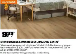 OBI Kronoflooring laminatboden oak sand cantal Angebot