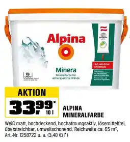 OBI Alpina Mineralfarbe Angebot