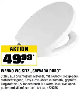 OBI Wenko wc-sitz crevada duro Angebot