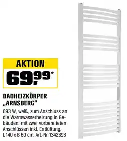 OBI Badheizkörper arnsberg Angebot