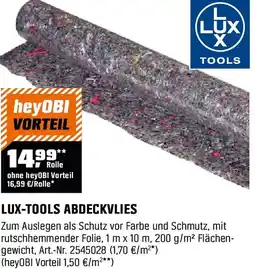 OBI Lux-tools abdeckvlies Angebot