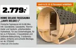 OBI Home deluxe fasssauna lahti deluxe l Angebot