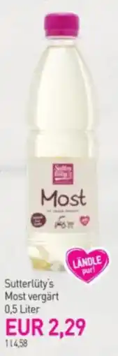 Sutterlüty Sutterlüty's most vergärt Angebot