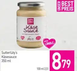 Sutterlüty Sutterlüty's Käsesauce Angebot