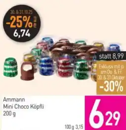 Sutterlüty Ammann Mini Choco Köpfli Angebot