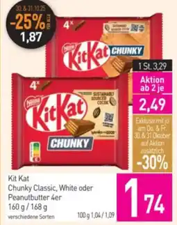 Sutterlüty Kit kat chunky classic, white oder Angebot