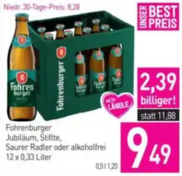 Sutterlüty Fohrenburger jubiläum, stiflte, saurer radler oder alkoholfrei Angebot