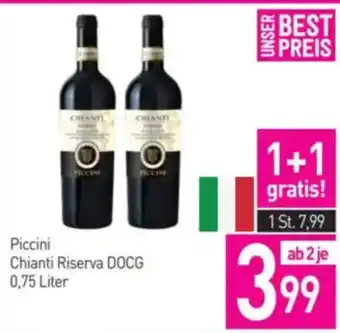 Sutterlüty Piccini chianti riserva docg Angebot