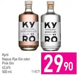 Sutterlüty Kyrö Napue Rye Gin oder Pink Gin Angebot