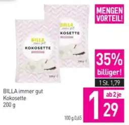 Sutterlüty Billa immer gut kokosette Angebot