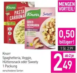 Sutterlüty Knorr spaghetteria, veggie, hüttensnack oder sweety Angebot