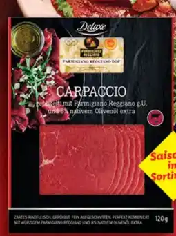 Lidl Deluxe Carpaccio vom Rind Angebot