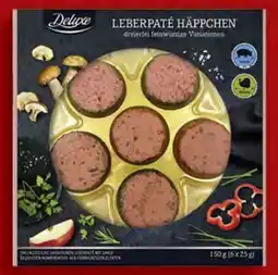 Lidl Deluxe Leberpaté Häppchen Angebot
