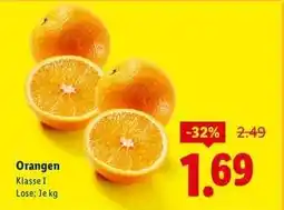 Lidl Orangen Angebot